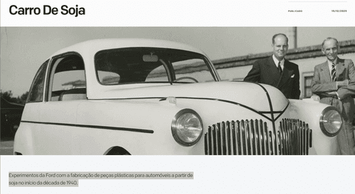 qua - Ford apostou no cânhamo em carro inovador nos anos 1940