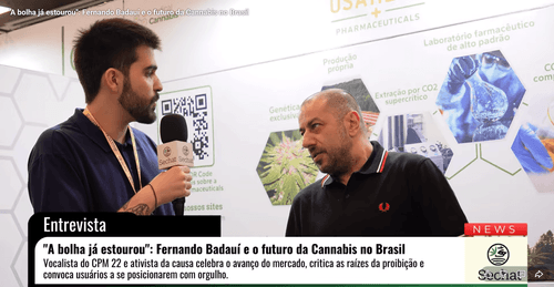 Imagem da noticia: "A bolha já estourou": Fernando Badauí, vocalista da banda CPM 22, analisa o futuro da Cannabis no Brasil