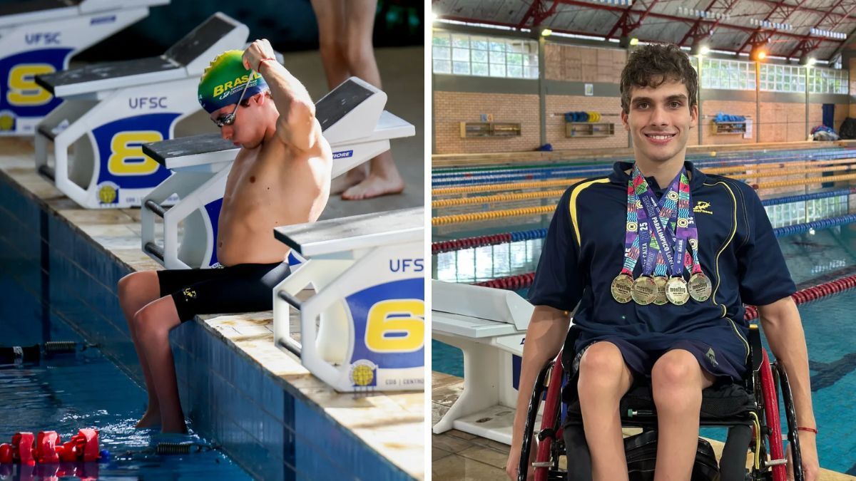 Superar para nadar: Thiago vence crises convulsivas e cirurgias para continuar nas piscinas