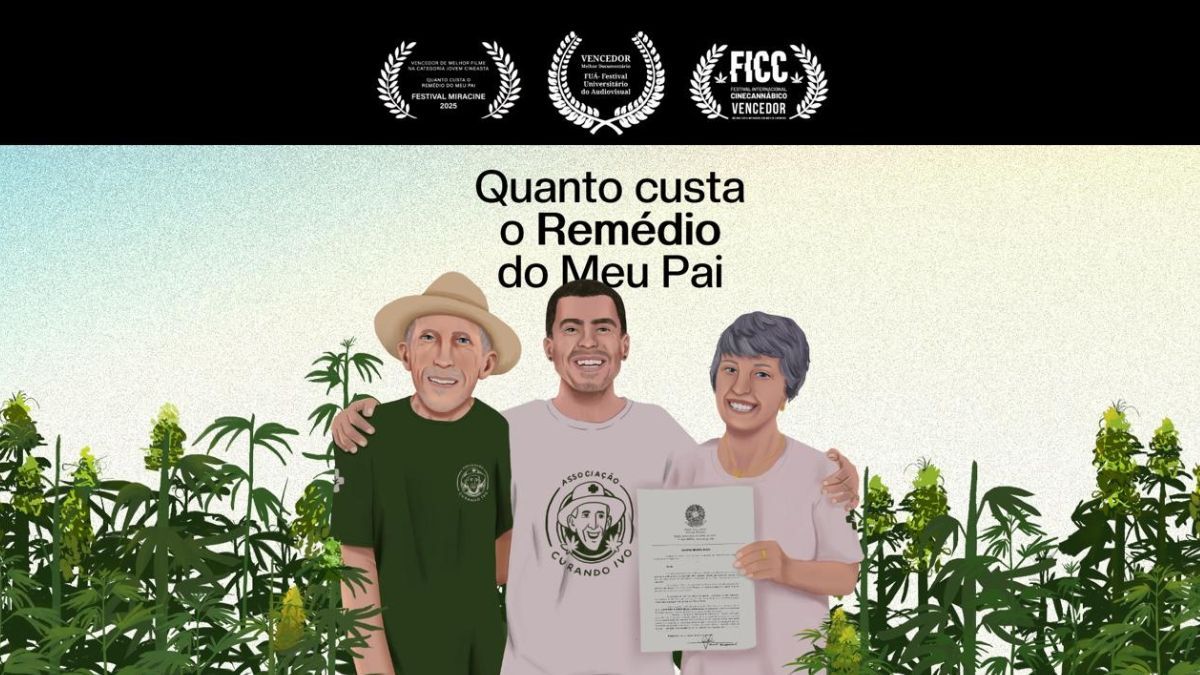 Documentário sobre cannabis medicinal, "Quanto Custa o Remédio do Meu Pai", estreia online. Imagem: Ilustração Camilla Guimarães